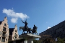 Don Quijote de La Mancha és Sancho Panza lovasszobra